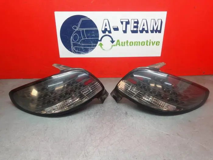 Set of taillights, left + right Peugeot 206